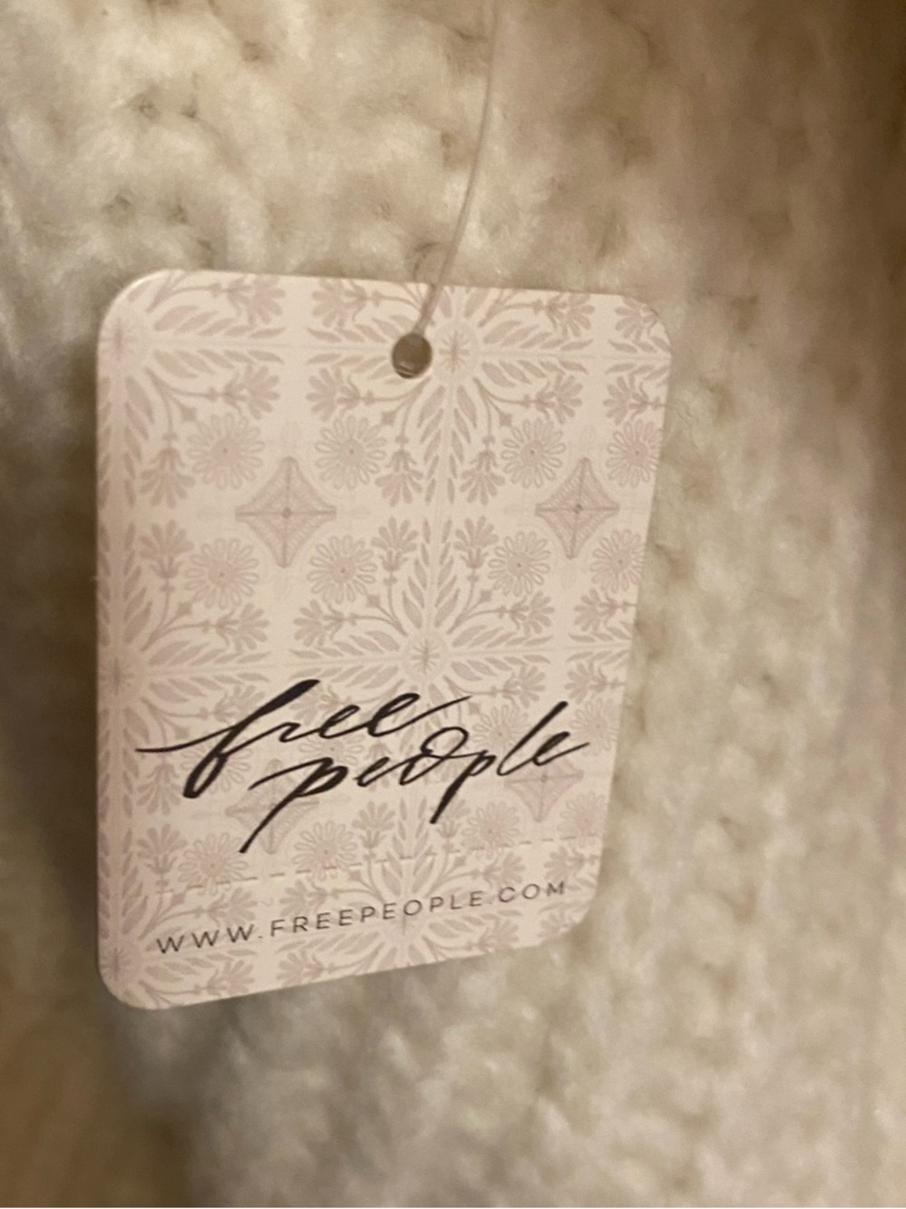 Free People Blue Bell Oversized Off-Shoulder Chunky Knit Sweater - Picture 8 of 9
